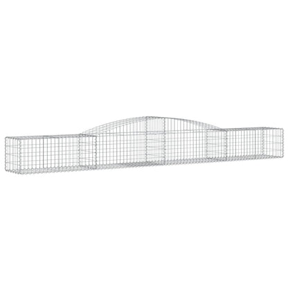 Cestas De Gaviones 20 Uds Forma De Arco Hierro 400x50x40/60 Cm_2