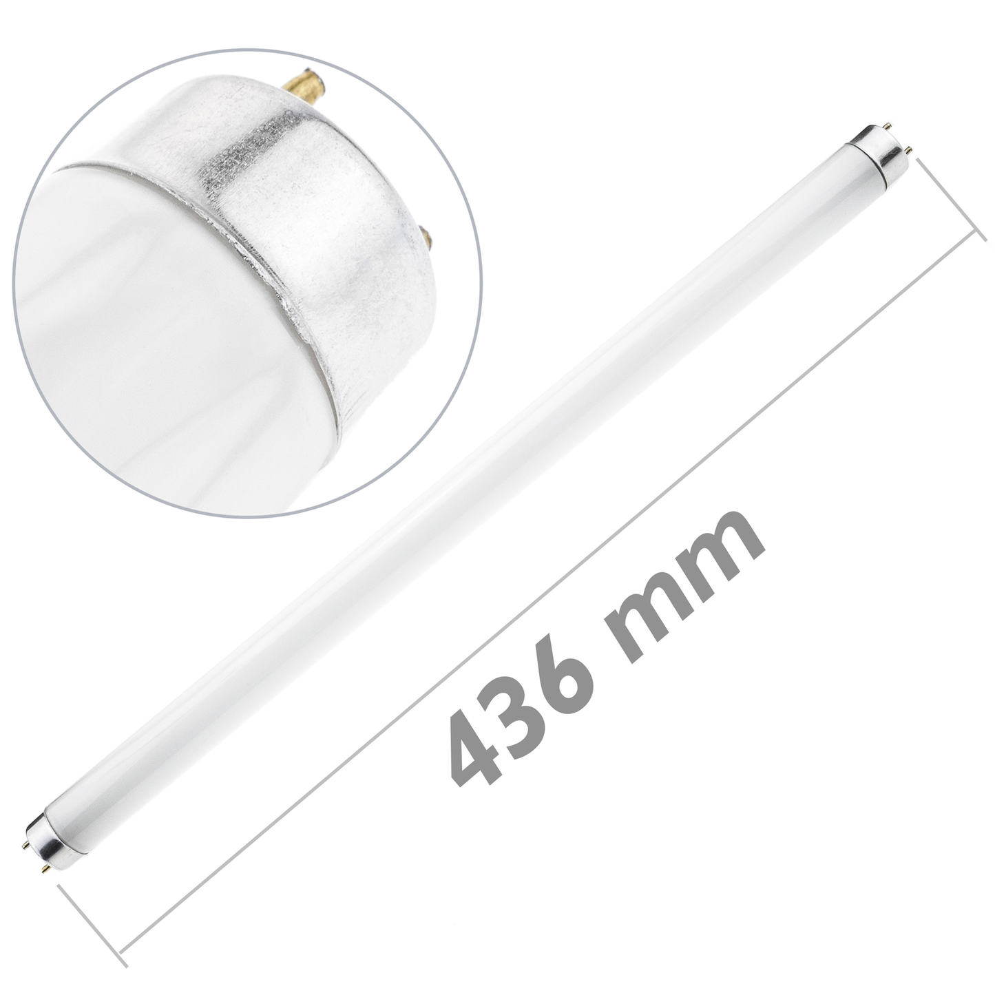 Tubo Fluorescente Para Matamoscas Y Mosquitos Eléctrico Uv T8 15w Bl 436mm_1