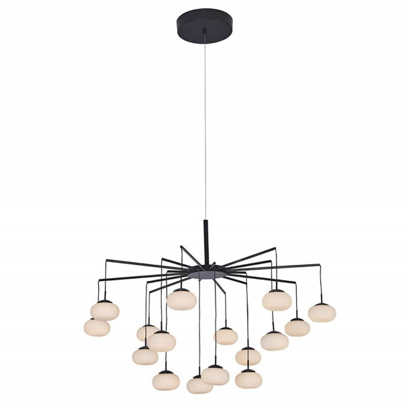 Lámpara Colgante Led Pumpkin, 37w, Blanco Cálido_0