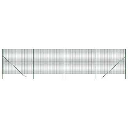 Cerca De Alambre De Acero Galvanizado Verde 2,2x10 M / Vetonek_0
