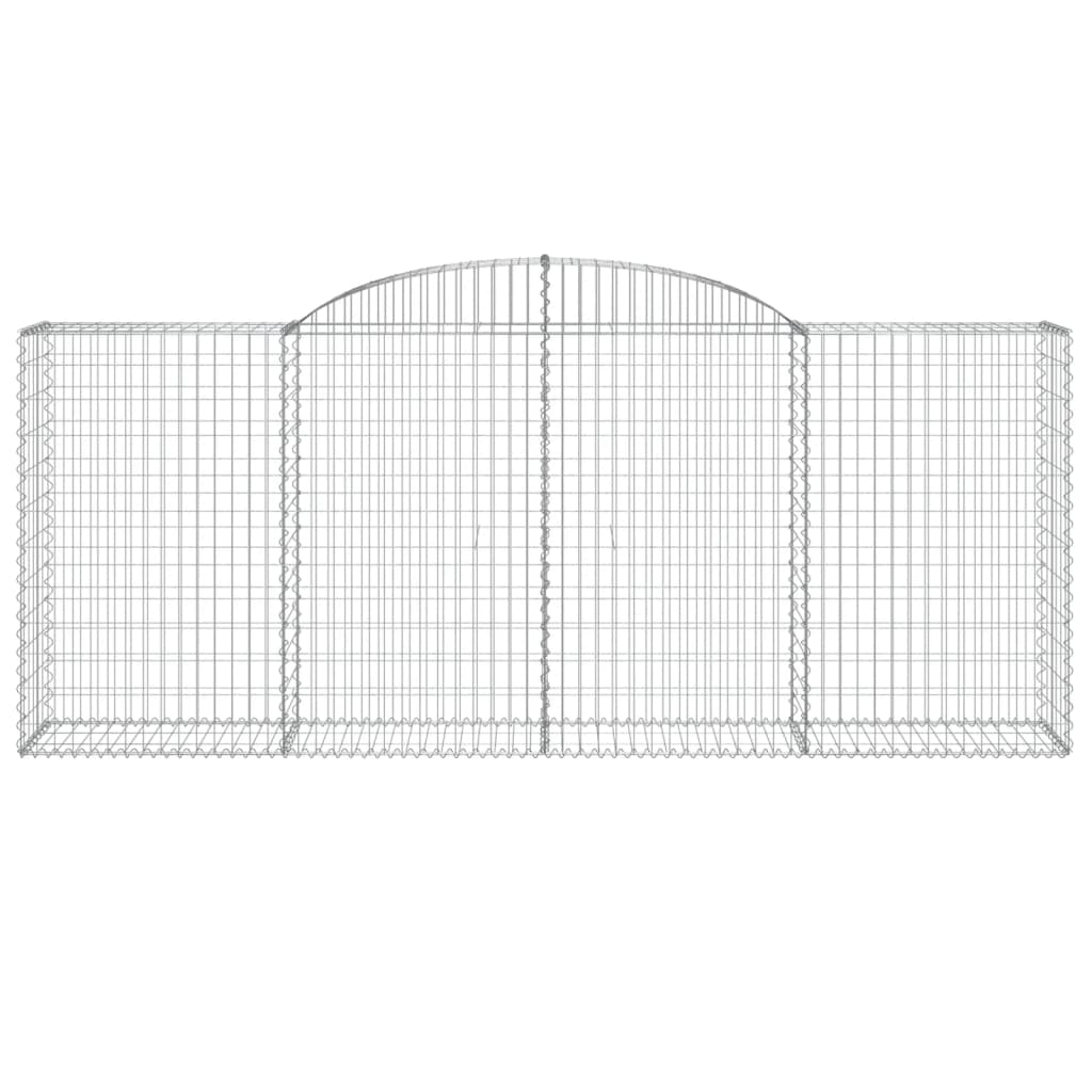 Cestas Gaviones 17 Uds Forma De Arco Hierro 300x50x120/140 Cm_3