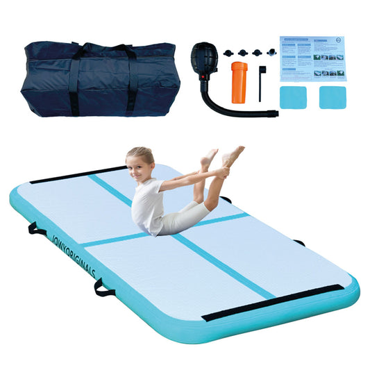 Airtrack 200x100x10cm Colchoneta Inflable, Color Azul_0