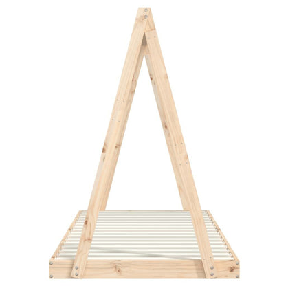 Vidaxl Estructura De Cama Para Niños Madera Maciza De Pino 90x200 Cm_4