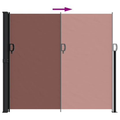 Vidaxl Toldo Lateral Retráctil Marrón 180x600 Cm_4