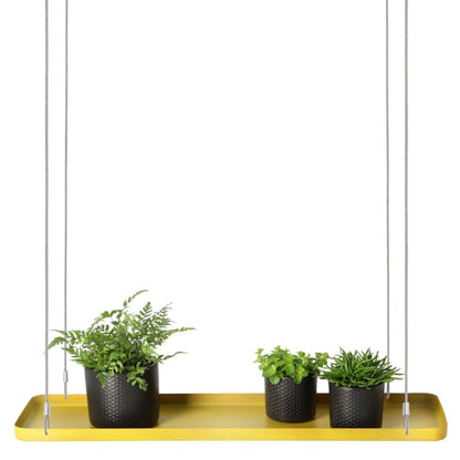 Esschert Design Bandeja Colgante Para Plantas Rectangular Dorada L_2