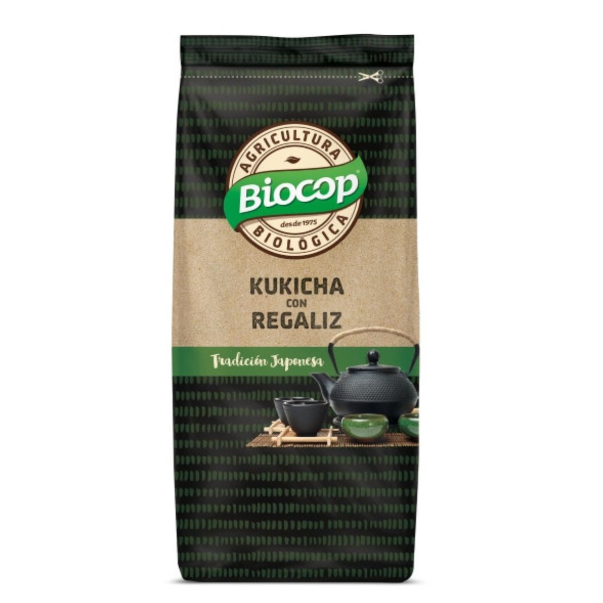 Té Kukicha de 3 años con Regaliz Biocop 75 g