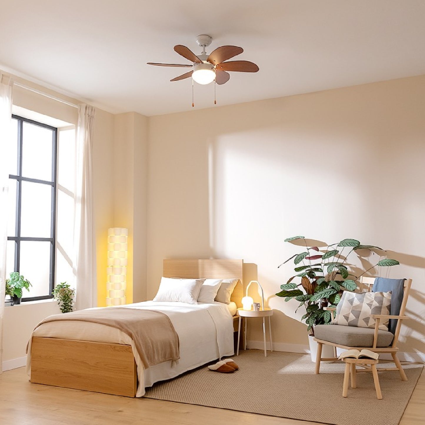 Cecotec Ventilador De Techo Con Luz Energysilence Aero 365 White&wood Cecotec_3