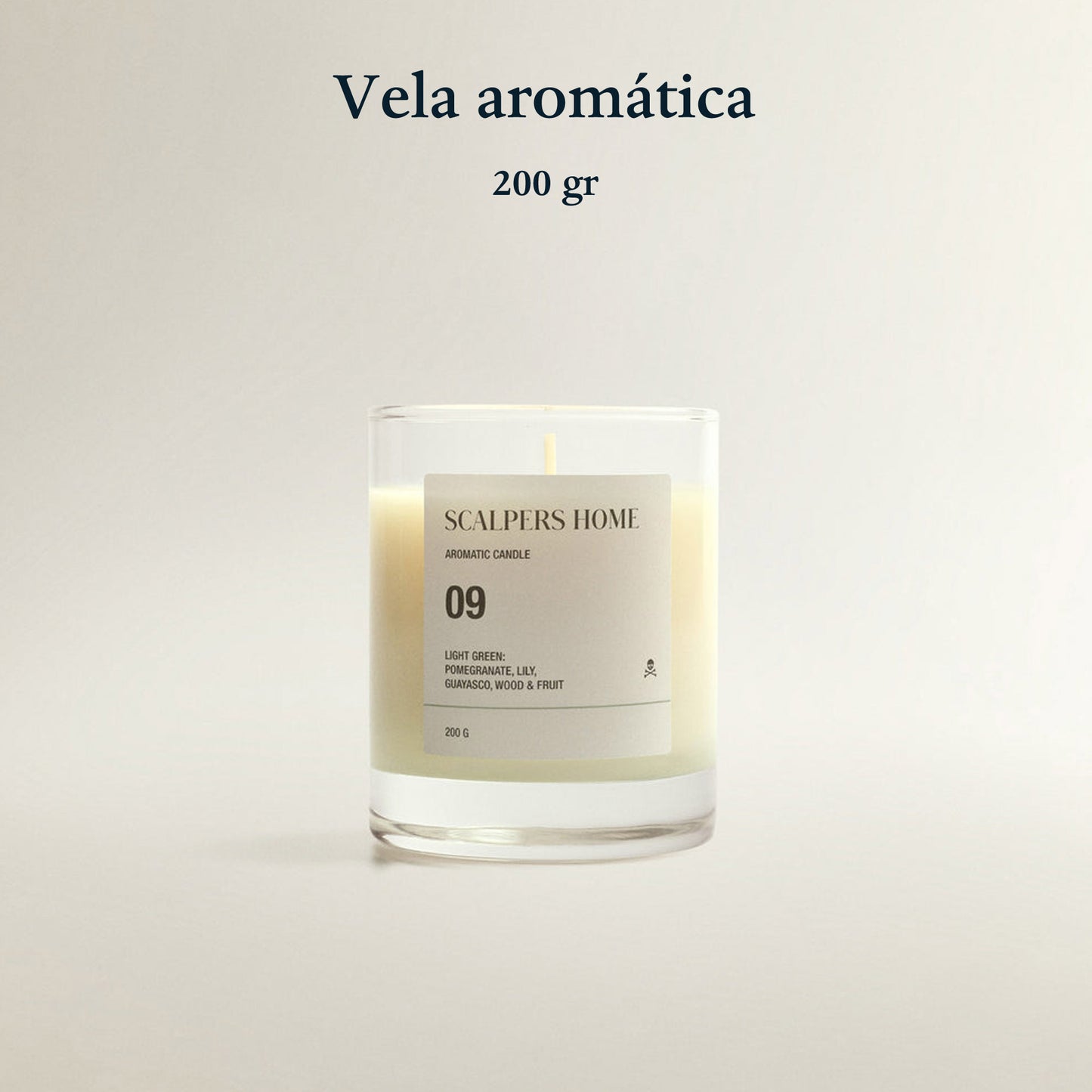 Vela Aromática 200gr Light Green Scalpers_1