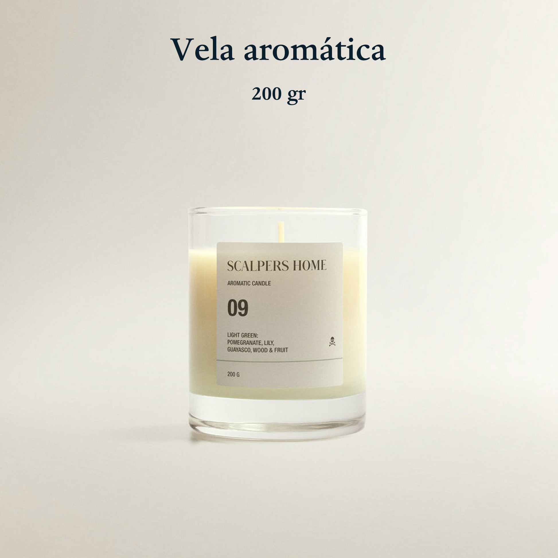 Vela Aromática 200gr Light Green Scalpers_1