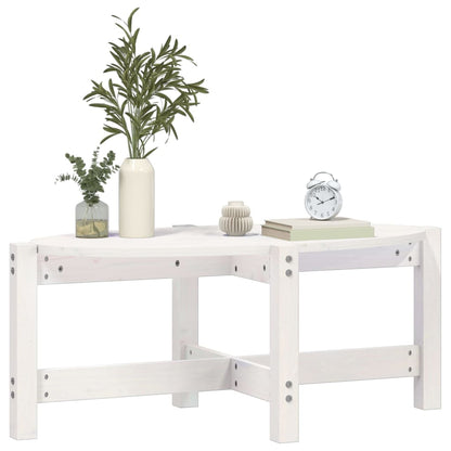 Mesa De Centro De Madera Maciza De Pino Blanco 87x48x35 Cm_2