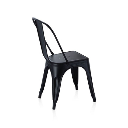 Pack 4 Sillas De Comedor Tolix Apilables, Chapa, Negro, 45 X 85 X 45_5