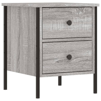 Mesita De Noche 2 Uds Madera Ingeniería Gris Sonoma 40x42x50 Cm_3