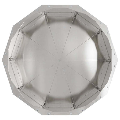 Jardinera Plateado 60 X 60 X 35 Cm Acero Inoxidable_5