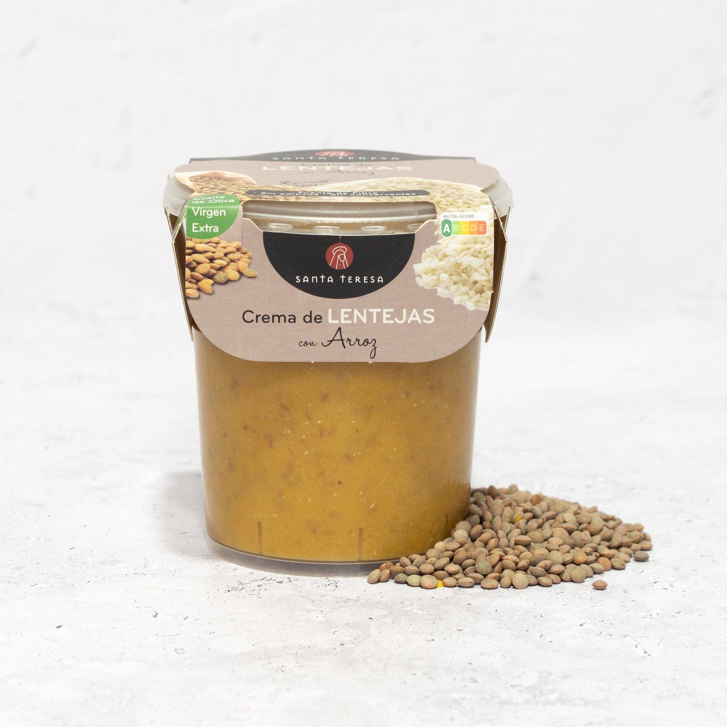 Crema De Lentejas Con Arroz 400ml