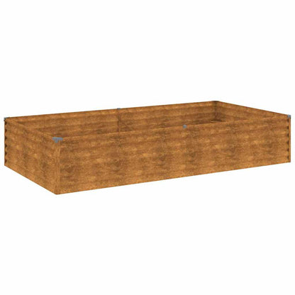 Jardinera Acero Corten 195x100x36 Cm_0
