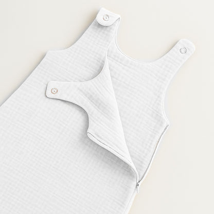 Saco De Dormir De Verano De Algodón Orgánico Blanco