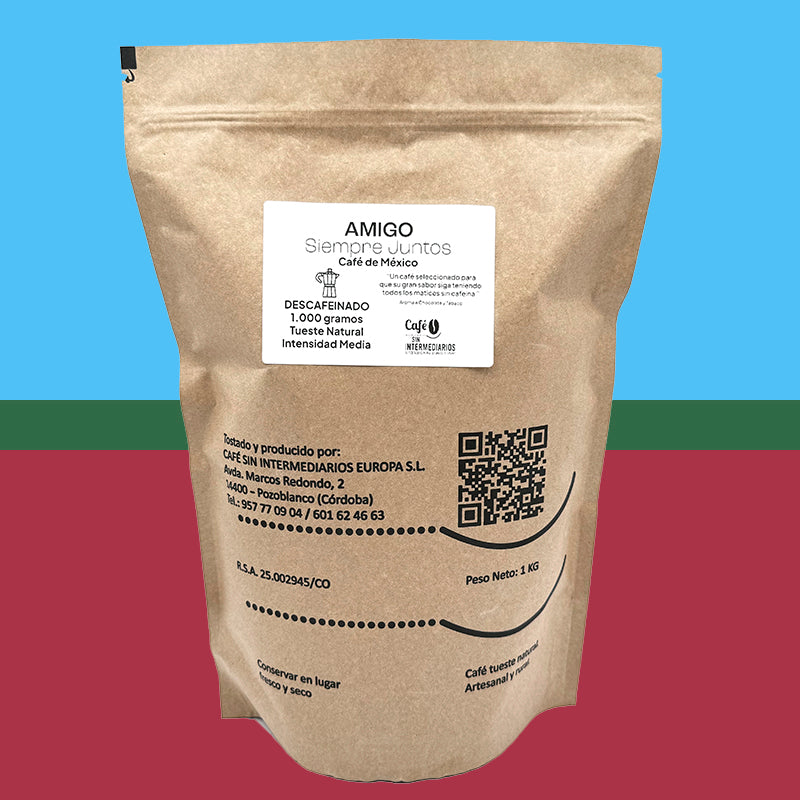 Cafe Sin Intermediarios Café Descafeinado Amigo Molido Italiana (moka) 1 Kg_2
