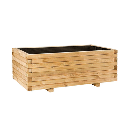 Wildbox Jardínera Rectangular: Estilo Y Funcionalidad Para Tu Espacio Verde 0,8x0,4x0,32 M / Multicolor_2