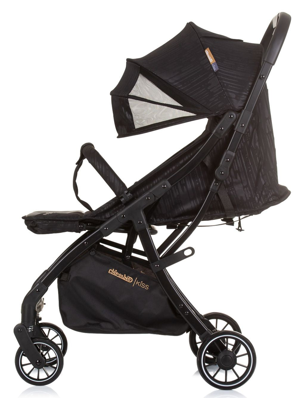 Silla De Paseo Kiss Obsidian Con Plegado Automático Desde El Nacimiento Hasta 22 Kg De Chipolino_2