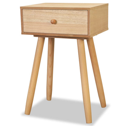 Mesitas De Noche 2 Uds Madera Maciza De Pino Marrón 40x30x61cm_1