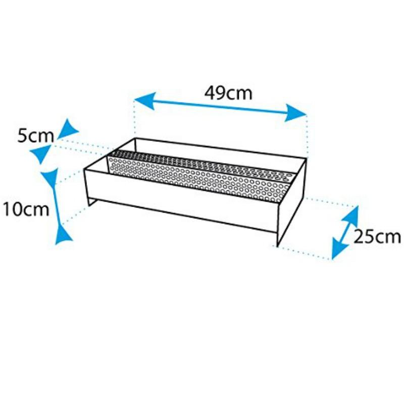 Cesta quemador de pellets doble 49x25x10 Imex El Zorro