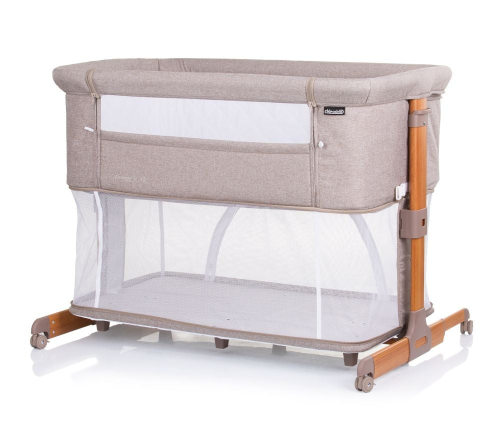 Cuna De Colecho Y Parque Mommy´n Me Beige Wood_1