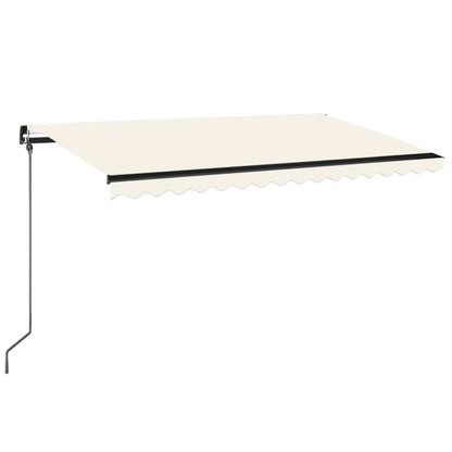 Toldo Retráctil Manual Color Crema 400x300 Cm_0