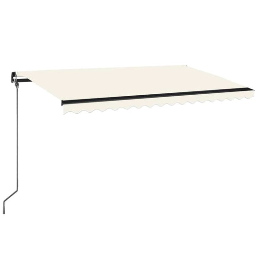 Toldo Retráctil Manual Color Crema 400x300 Cm_0