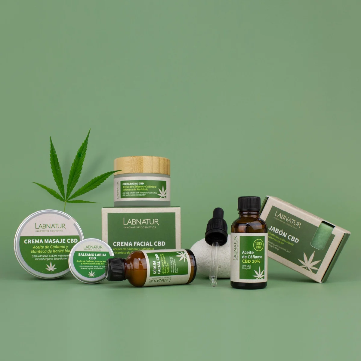Crema de Masaje con CBD Labnatur 100 ml | Cáñamo y Karité Bio | Hidratación, Firmeza y Confort | Vegano_3