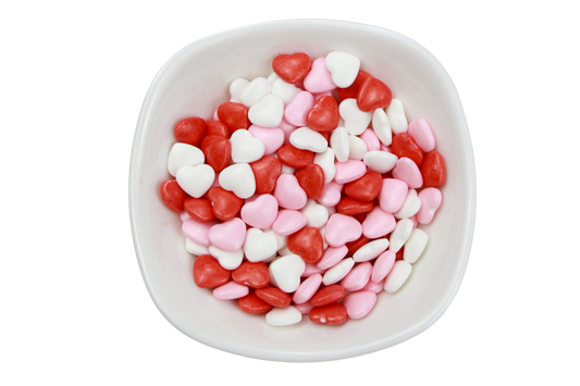 Mix Corazones (rojos, Blancos Y Rosas) Sprinkles 450g_0