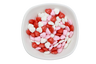 Mix Corazones (rojos, Blancos Y Rosas) Sprinkles 450g