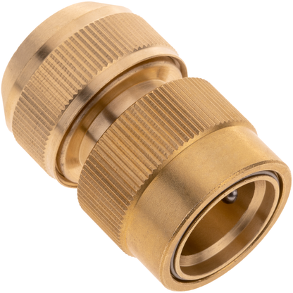 Enlace Rápido Doble De 15 Mm De Latón Zincado Para Instalación De Programador De Riego_1