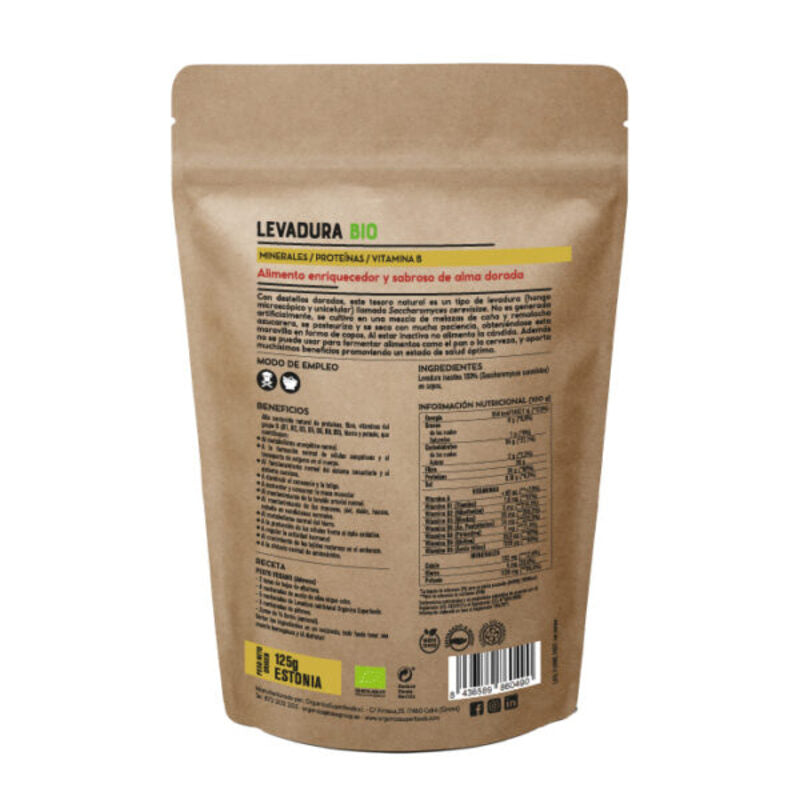 Levadura Nutricional Cvl Raw Sin Gluten 250g_1