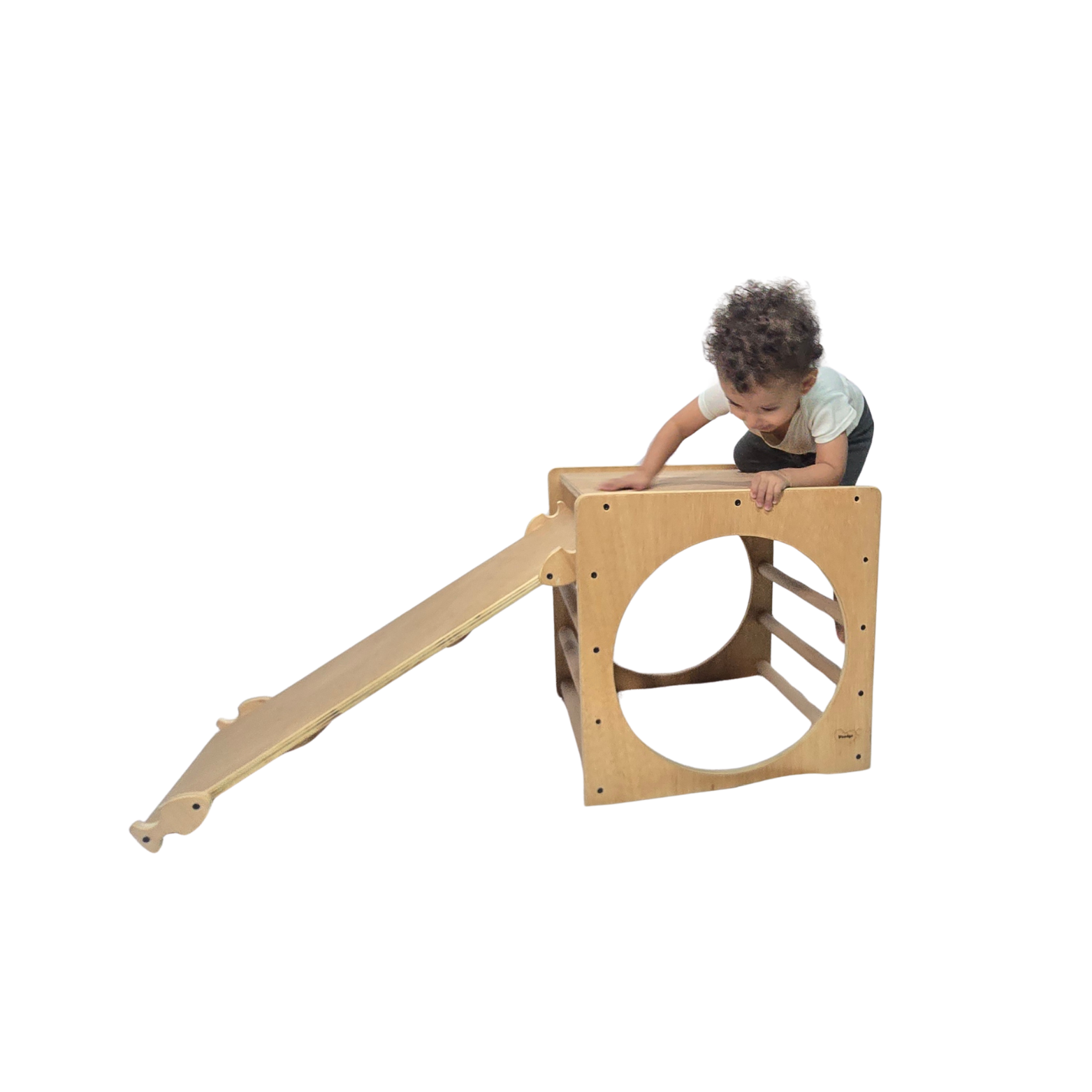 Cubo Pikler + Rampa De Presas. Encerado Ecológico_2