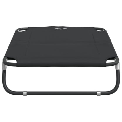 Cama Para Perros Plegable Tela Oxford Y Acero Gris Antracita / Vetonek_1