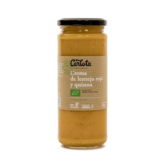 Crema Lentejas Rojas Y Quinoa 450ml Carlota Organic_0