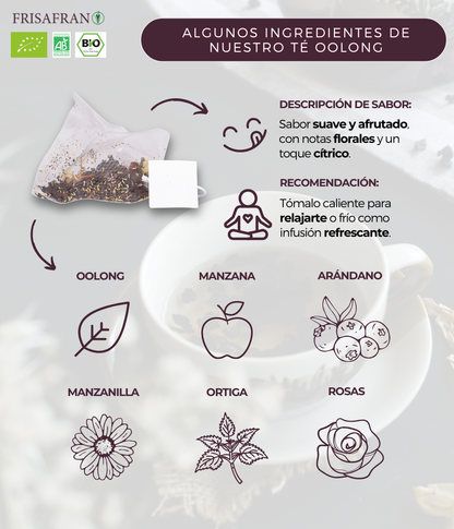 Té Oolong Ecológico | Pirámides | Calidad | Frisafran 30 Uds_4