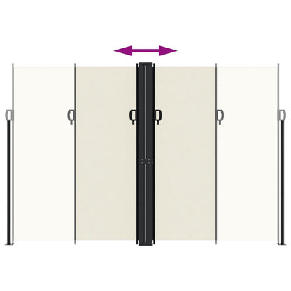 Vidaxl Toldo Lateral Retráctil Crema 220x1000 Cm_4