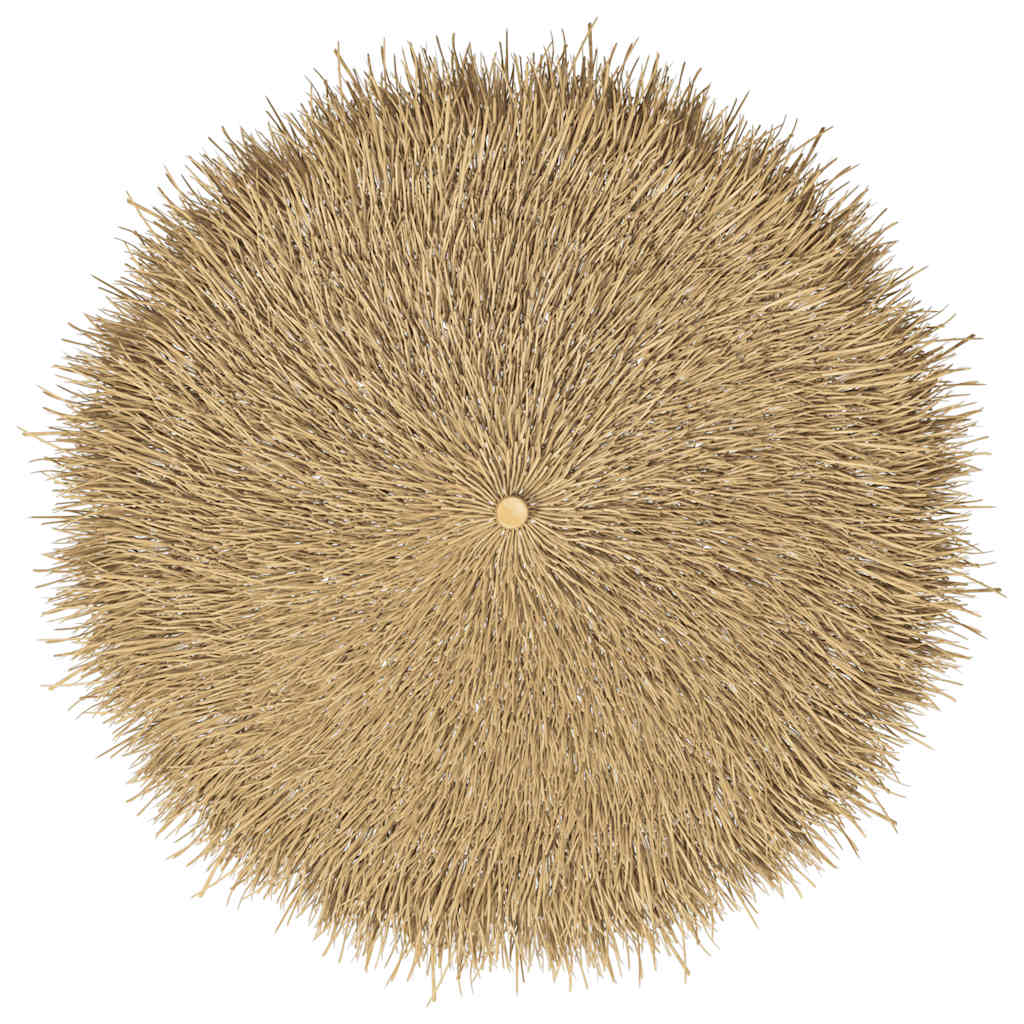 Sombrilla Tiki Con Dosel De Hojas De Plátano De 240 Cm De Bambú_3