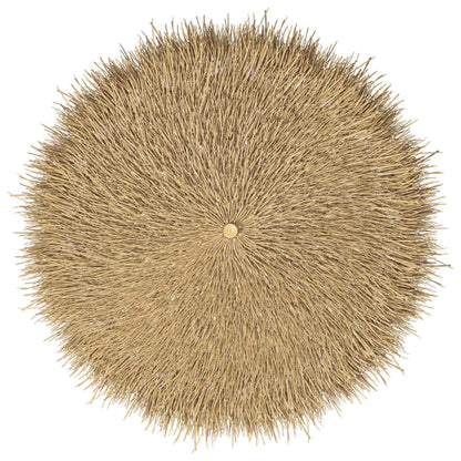 Sombrilla Tiki Con Dosel De Hojas De Plátano De 240 Cm De Bambú_3