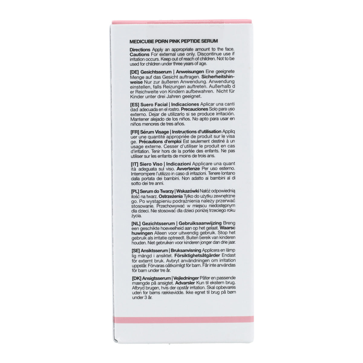 Sérum facial PDRN Pink Peptide Serum Medicube 30 ml