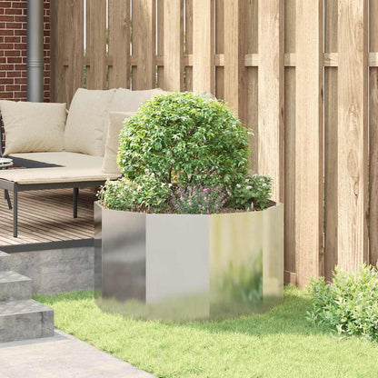 Jardinera Plateado 90 X 90 X 50 Cm Acero Galvanizado_3
