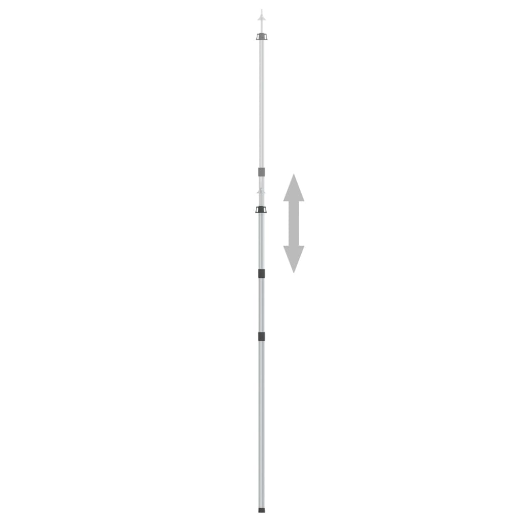 Postes Telescópicos De Toldo 2 Uds Acero Galvanizado 102-260 Cm_4