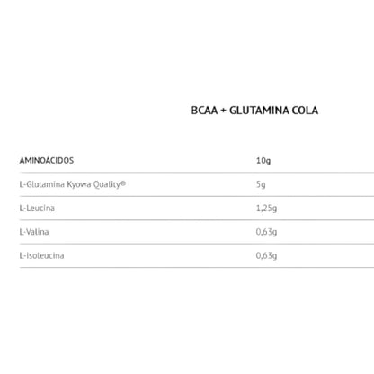 Bcaa + Glutamine Kyowa® 500 Gr Cola_2