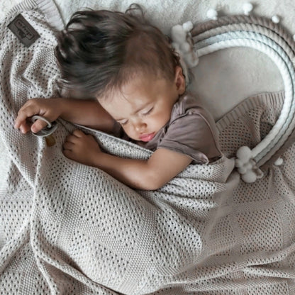 Manta De Bebe Light Bambú Beige