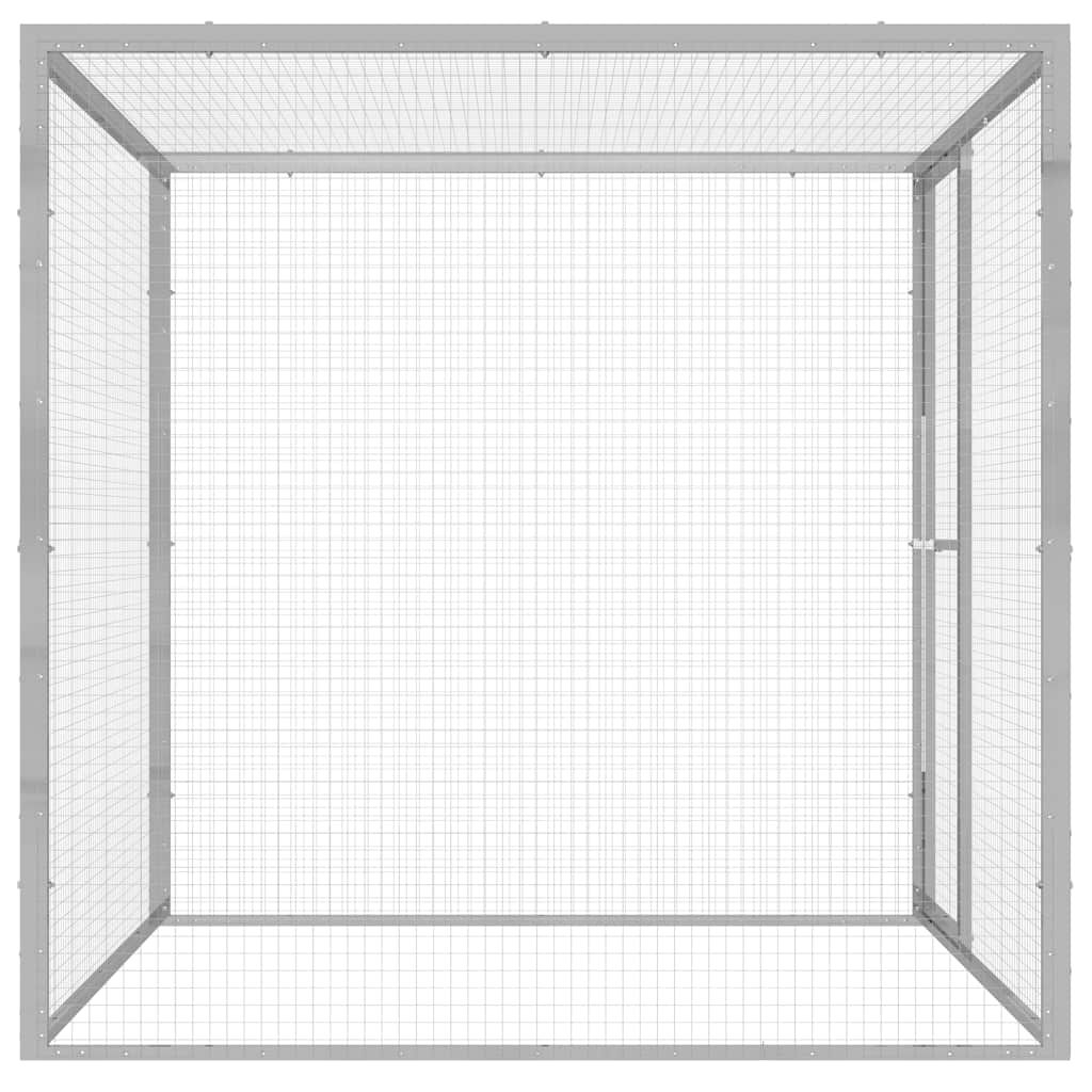 Vidaxl Jaula Para Gatos Acero Galvanizado 1,5x1,5x1,5 M_1