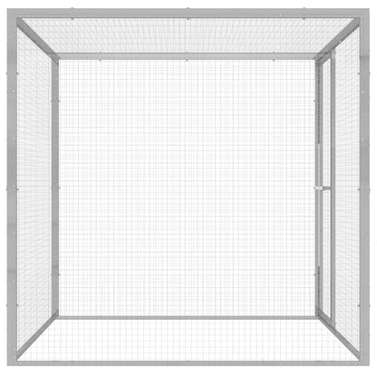 Vidaxl Jaula Para Gatos Acero Galvanizado 1,5x1,5x1,5 M_1
