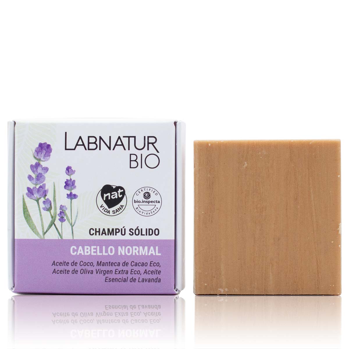 Champú Sólido Bio Cabello Normal Labnatur 75 g | Limpieza Suave | Cuidado Capilar Natural_0