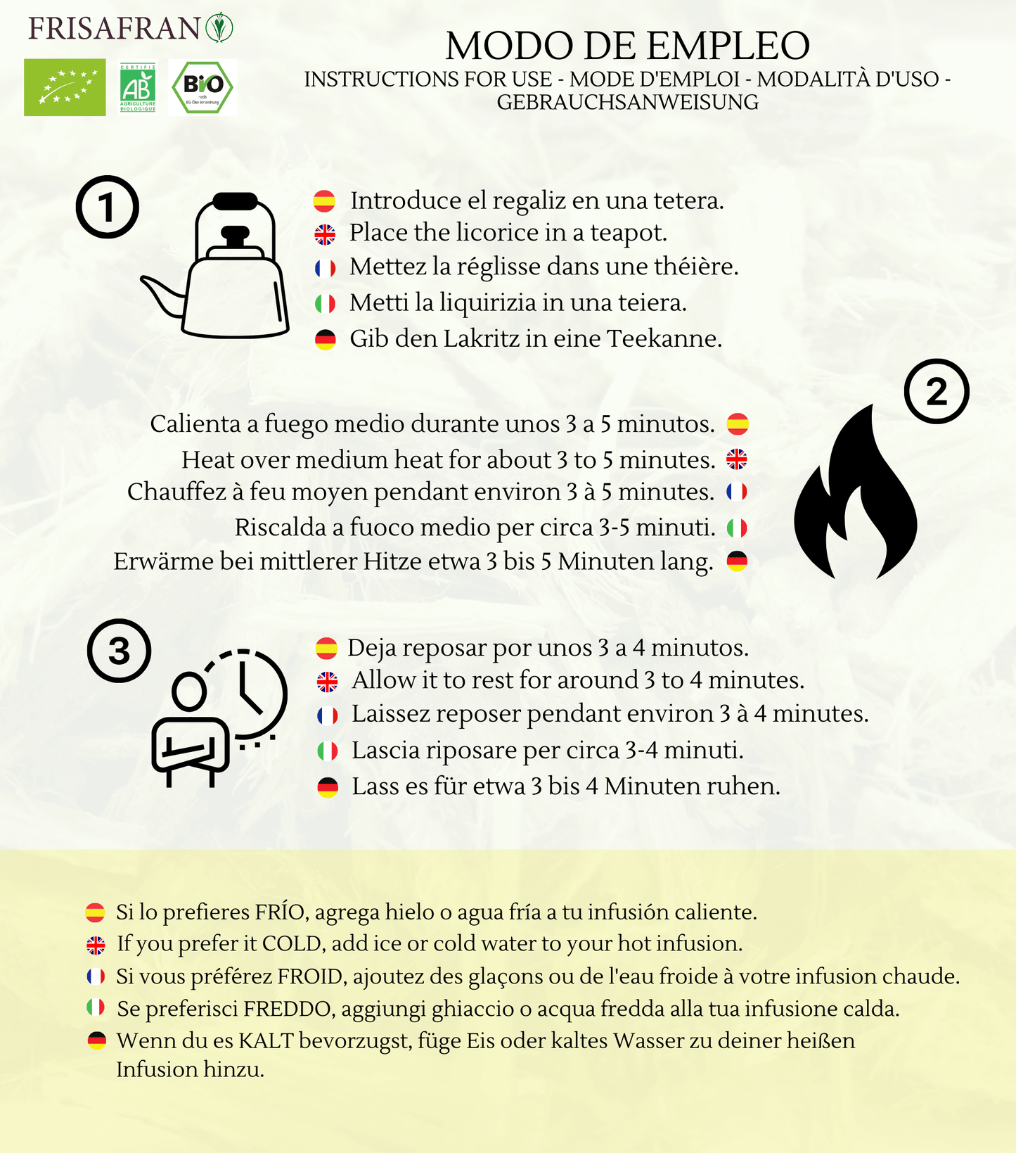 Infusión De Regaliz Digestiva Ecológica En Pirámides | Calidad | Frisafran 60 Uds_3