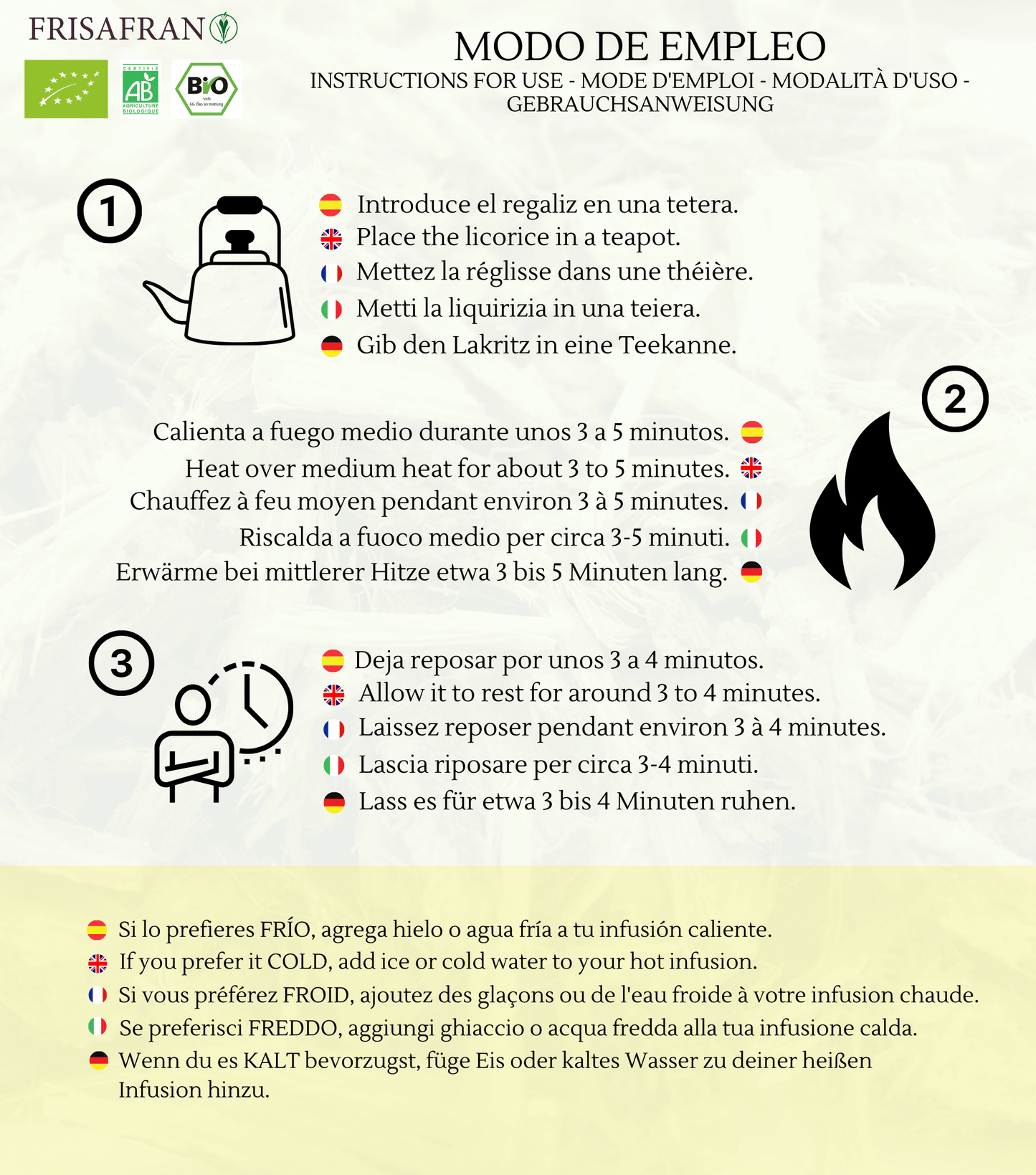 Infusión De Regaliz Digestiva Ecológica En Pirámides | Calidad | Frisafran 30 Uds_3